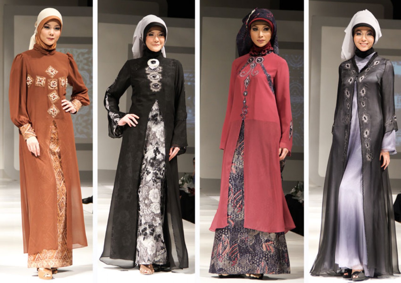 Trend Model  Baju  Batik  Muslim  Modern Terbaru 2014 BATIK  